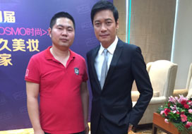 广州银河与明星合影