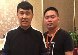 广州银河与明星合影